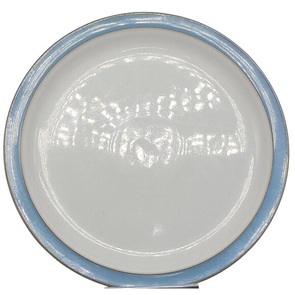 Denby Colonial Blue Lunch Plate 8" England Earthenware VTG Sherwood Collection - Picture 2 of 10